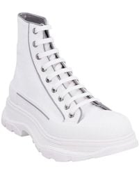 McQueen - Tread Slick Canvas High-Top Sneaker - Lyst