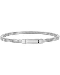 Italian Silver - Italian Cubogas Chain Bracelet - Lyst