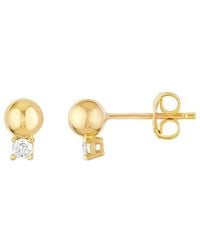HAWLEY ST - 14K 0.13 Ct. Tw. Diamond Stud Earrings - Lyst
