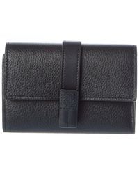 Loewe - Small Vertical Leather Wallet - Lyst
