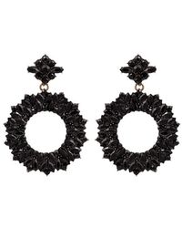 Eye Candy LA - Luxe Collection Crystal Riley Loop Earrings - Lyst
