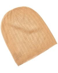 Hannah Rose - Vertical Texture Slouchy Cashmere Hat - Lyst