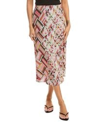 NIC+ZOE - Colorweave Slip Skirt - Lyst