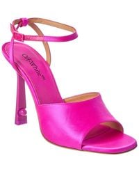 Off-White c/o Virgil Abloh - Pop Pearl Satin Sandal - Lyst