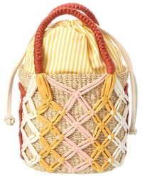 Rafe New York - Michelle Straw Bucket Tote - Lyst