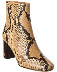 Tory Burch - Brooke 70mm Leather Bootie - Lyst