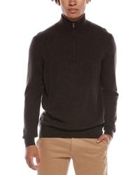 Amicale Cashmere - 1/4-Zip Cashmere Sweater - Lyst