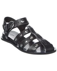 Rag & Bone - Beau Leather Fisherman Sandal - Lyst