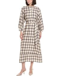 HL Affair - Long Sleeve Midi Dress - Lyst