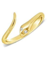 Sabrina Designs - 14k 0.02 Ct. Tw. Diamond Snake Wrap Ring - Lyst
