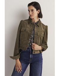 Boden - Cropped Cord Jacket - Lyst