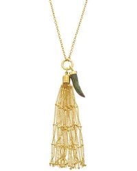 petit moments - 18K Plated Stainless Steel Pendant Necklace - Lyst
