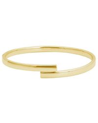 Italian Gold - 14K Hinge Bangle Bracelet - Lyst