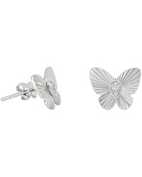 Maitre De Diamant - 18K 0.05 Ct. Tw. Diamond Earrings - Lyst
