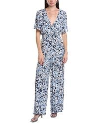 Vince Camuto - V-Neck Surplice Jumpsuit - Lyst
