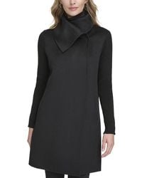 Kenneth Cole - Asymmetrical Wool-blend Jacket - Lyst