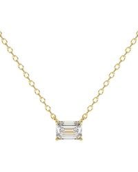Lab Grown Diamonds - 14K 0.25 Ct. Tw. Lab-Grown Diamond Necklace - Lyst