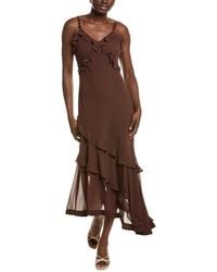 1.STATE - Asymmetrical Maxi Dress - Lyst