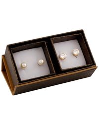 Splendid - 14k 8-8.5mm Freshwater Pearl Set Of Studs - Lyst