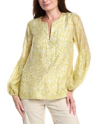 Lilly Pulitzer - Laurelie Linen-Blend Top - Lyst