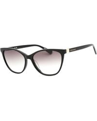 Longchamp - Black Cat Eye Gradient Sunglasses - Lyst