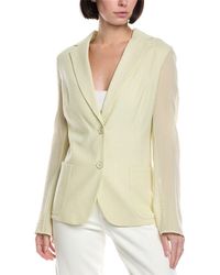 Akris - Nash Wool & Silk-Blend Blazer - Lyst