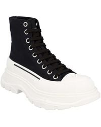 McQueen - Canvas Tread Slick Boot, Never Worn (Authentic Pre- Loved) - Lyst