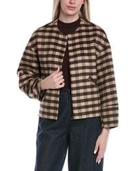 Color Block - Wool-Blend Jacket - Lyst