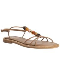 Dune - Lemnos Leather Sandal - Lyst