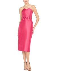 THEIA - Bridget Strapless Dress - Lyst