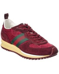 Gucci - Re-Motion Gg Nylon & Suede Sneaker - Lyst