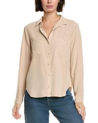 Bella Dahl - Two Pocket Button Down Shirt - Lyst
