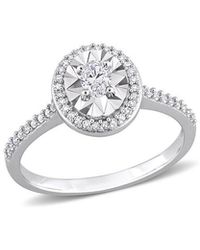 Rina Limor - 14K 0.32 Ct. Tw. Diamond Halo Ring - Lyst