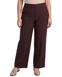 Anne Klein - Plus Slash Pocket Wide Leg Pant - Lyst