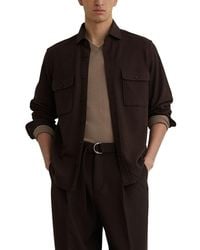 Reiss - Forsithe Textured Mela Casual Shirt - Lyst