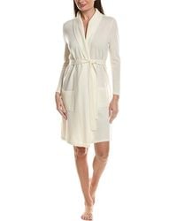 Sofiacashmere - Sofiacashmere Shawl Wool & Cashmere-Blend Jersey Robe - Lyst