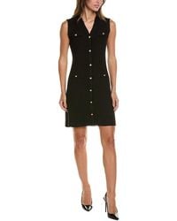 Adrianna Papell - Waffle Textured Sleeveless Mini Dress - Lyst