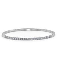 Sabrina Designs - 14K 2.59 Ct. Tw. Diamond Flexible Bangle Bracelet - Lyst