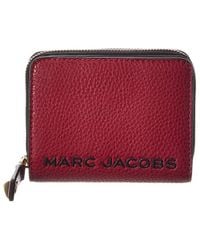 Marc Jacobs - Bold Slg Mini Leather Compact Wallet - Lyst