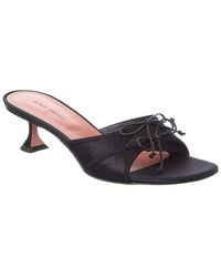 AMINA MUADDI - Eleonora Satin Sandal - Lyst