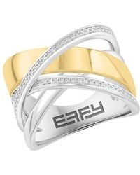 Effy Fine Jewelry - Over 0.19 Ct. Tw. Diamond Ring - Lyst