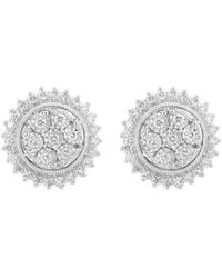 Effy Fine Jewelry - 14K 0.49 Ct. Tw. Diamond Earrings - Lyst