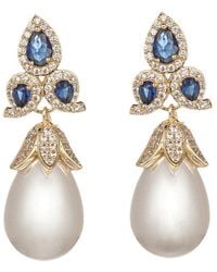 Eye Candy LA - Cz Royal Statement Earrings - Lyst