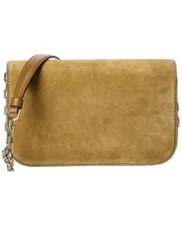 Christian Louboutin - Paloma Suede & Leather Shoulder Bag - Lyst