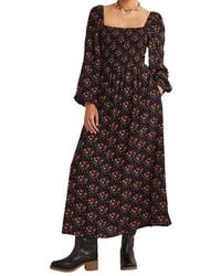 Boden - Square Neck Smocked Maxi Dress - Lyst