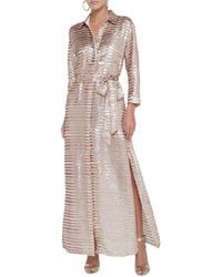 L'Agence - Cameron Long Shirt Dress - Lyst