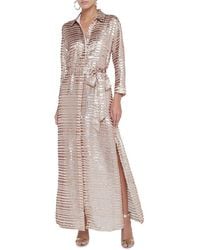 L'Agence - Cameron Long Shirt Dress - Lyst