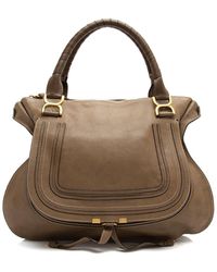 Chloé - Calfskin Leather Marcie Large Satchel (Authentic Pre-Owned) - Lyst