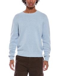Palm Angels - Curved Logo Wool-Blend Crewneck Sweater - Lyst
