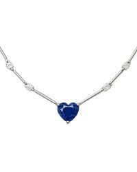 Jewels by Viomo - 14K 5.32 Ct. Tw. Diamond & Sapphire Necklace - Lyst